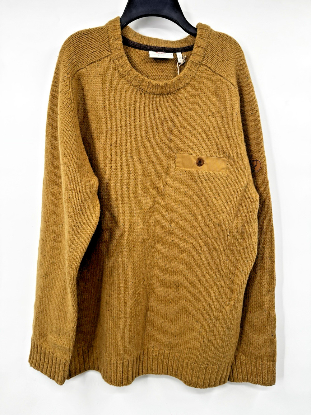 Fjallraven Buckwheat Brown Lads Round Neck Sweater Mens XL NWT